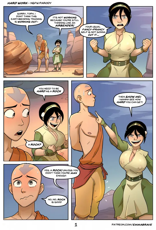 PORN COMIC: EMMABRAVE - AVATAR - HARD WORK